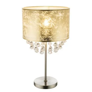 Globo Amy nikkel-arany kristály asztali lámpa (GLO-15187T3) E27 1 izzós IP20