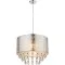 Globo Amy I nikkel-ezüst kristály függesztett lámpa (GLO-15188H3) E27 1 izzós IP20