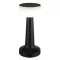 Globo Angelika fekete-opál LED asztali lámpa (GLO-58447S) LED 1 izzós IP20