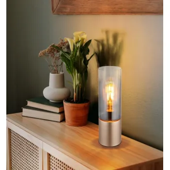 Globo Annika barna-füstszínű  asztali lámpa (GLO-21000TCA) E27 1 izzós IP20