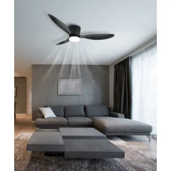 Globo Armando fekete távirányítós LED mennyezeti ventilátor (GLO-03666S) LED 1 izzós IP20