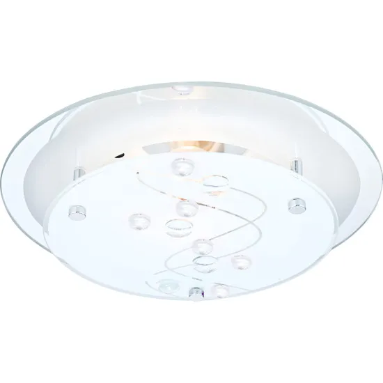 Globo Ballerina I króm-fehér mennyezeti lámpa (GLO-48090) E27 1 izzós IP20