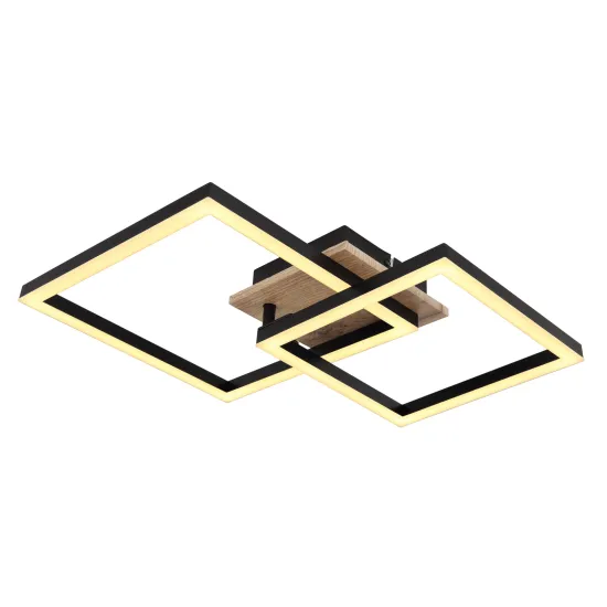 Globo Bossy fekete-opál LED mennyezeti lámpa (GLO-67284-18) LED 1 izzós IP20