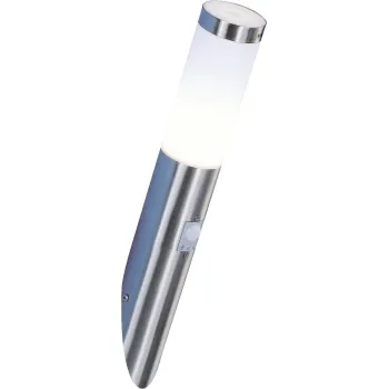 Globo Boston nikkel-fehér mozgásérzékelős kültéri fali lámpa (GLO-3157S) E27 1 izzós IP44