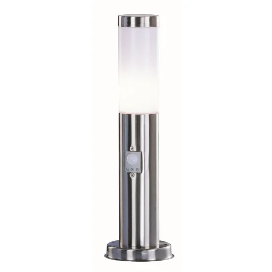 Globo Boston szürke-fehér mozgásérzékelős kültéri állólámpa (GLO-3158S) E27 1 izzós IP44