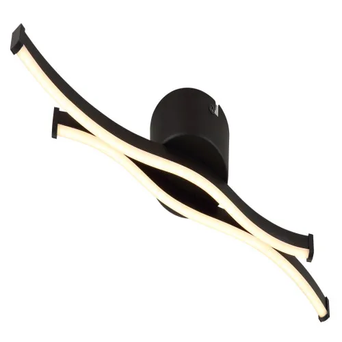 Globo Boyd fekete LED mennyezeti lámpa (GLO-67336-12) LED 1 izzós IP20