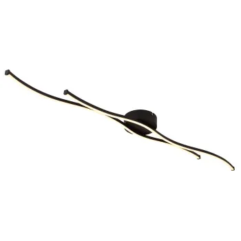 Globo Boyd fekete LED mennyezeti lámpa (GLO-67336-30) LED 1 izzós IP20