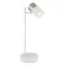 Globo Brisbon fehér-nikkel spot asztali lámpa (GLO-57851T) GU10 1 izzós IP20