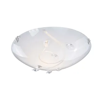 Globo Burgundy nikkel-fehér kristály mennyezeti lámpa (GLO-40404-1) E27 1 izzós IP20