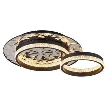 Globo Della II fekete LED kristály mennyezeti lámpa (GLO-67361C) LED 1 izzós IP20