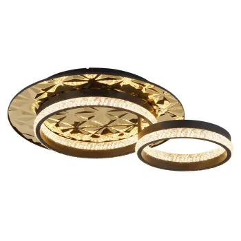 Globo Della II fekete LED kristály mennyezeti lámpa (GLO-67361G) LED 1 izzós IP20