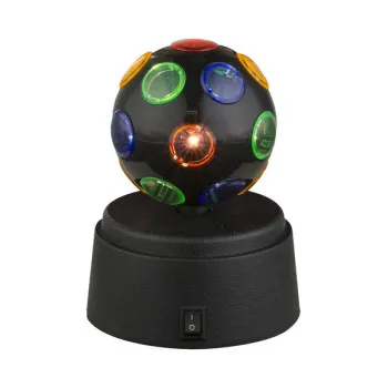 Globo Disco fekete-színes LED gyerek asztali lámpa (GLO-28017) LED 1 izzós IP20