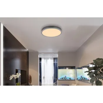 Globo Doro ezüst-opál LED mennyezeti lámpa (GLO-416080AD2R) LED 1 izzós IP20