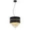 Globo Eleos fekete-átlátszó kristály csillár (GLO-63149-3) E27 1 izzós IP20