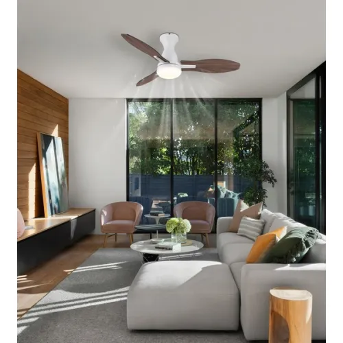 Globo Gale fehér távirányítós LED mennyezeti ventilátor (GLO-03671W) LED 1 izzós IP20