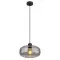 Globo Giuseppe fekete-füstszürke függesztett lámpa (GLO-15566H) E27 1 izzós IP20