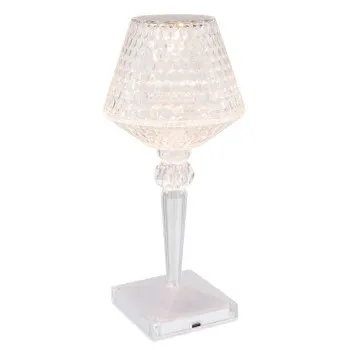 Globo Gixi átlátszó kristály dekorációs LED asztali lámpa (GLO-28070) LED 1 izzós IP20