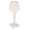 Globo Gixi átlátszó kristály dekorációs LED asztali lámpa (GLO-28070) LED 1 izzós IP20
