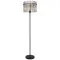 Globo Gorley fekete-füstszürke állólámpa (GLO-15698S) E27 1 izzós IP20