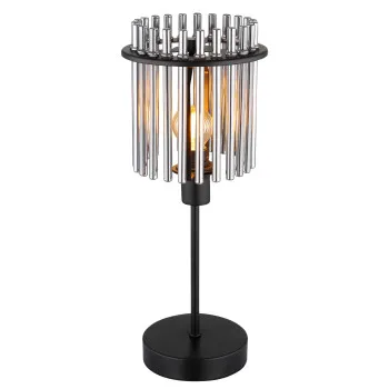 Globo Gorley fekete-füstszürke asztali lámpa (GLO-15698T) E14 1 izzós IP20