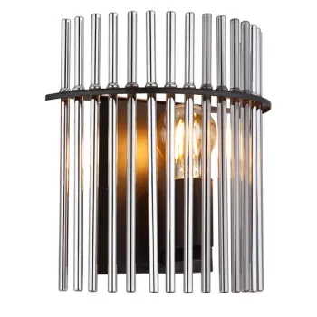 Globo Gorley fekete-füstszínű  fali lámpa (GLO-15698W) E27 1 izzós IP20