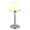 Globo Haku nikkel-opál asztali lámpa (GLO-21954C) E27 1 izzós IP20