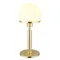 Globo Haku sárgaréz-opál asztali lámpa (GLO-21954M) E27 1 izzós IP20
