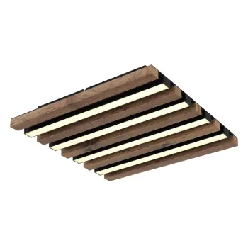 Globo Hayden fekete-barna LED mennyezeti lámpa (GLO-67347D1) LED 1 izzós IP20