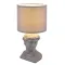 Globo Hermes szürke asztali lámpa (GLO-21732G) E14 1 izzós IP20
