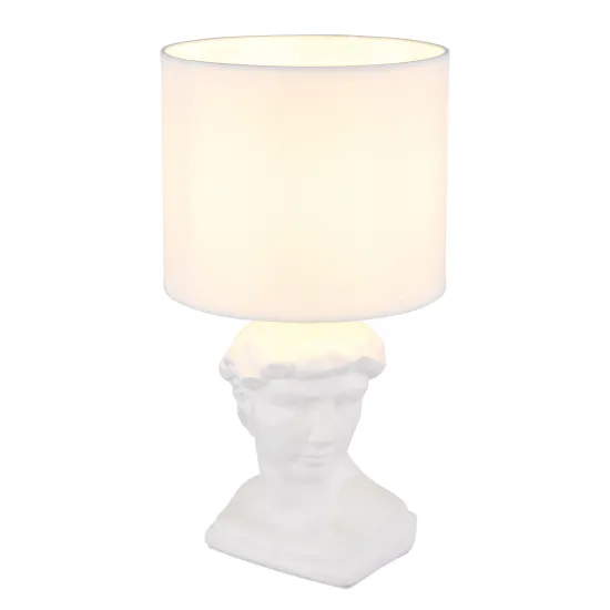 Globo Hermes fehér asztali lámpa (GLO-21732W) E14 1 izzós IP20