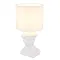 Globo Hermes fehér asztali lámpa (GLO-21732W) E14 1 izzós IP20