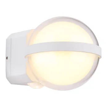 Globo Illi fehér-átlátszó LED kültéri fali lámpa (GLO-34157W) LED 1 izzós IP54