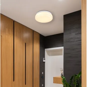 Globo Imelda fehér-opál LED mennyezeti lámpa (GLO-41259-16) LED 1 izzós IP20