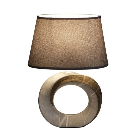 Globo Jeremy bézs asztali lámpa (GLO-21641T) E27 1 izzós IP20