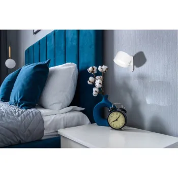 Globo Jorje fehér-selyemfényű LED asztali lámpa (GLO-58436W) LED 1 izzós IP20