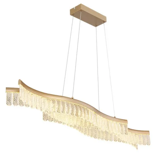 Globo Juliet arany-átlátszó LED függesztett lámpa (GLO-67348HG) LED 1 izzós IP20