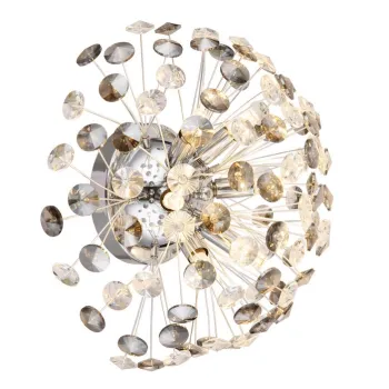 Globo Katrina króm-füstszínű  kristály fali lámpa (GLO-64135WC) G9 6 izzós IP20