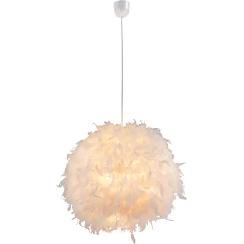 Globo Katunga nikkel-fehér függesztett lámpa (GLO-15057) E27 1 izzós IP20