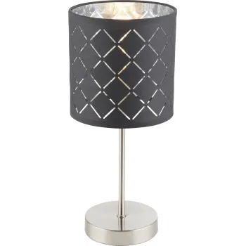 Globo Kidal nikkel-szürke asztali lámpa (GLO-15228T) E14 1 izzós IP20