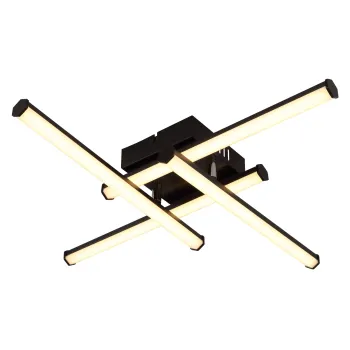 Globo Kirina fekete LED mennyezeti lámpa (GLO-67342-24) LED 1 izzós IP20