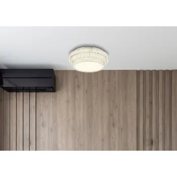 Globo Klara króm-átlátszó távirányítós kristály LED mennyezeti lámpa (GLO-68157-48) LED 1 izzós IP20