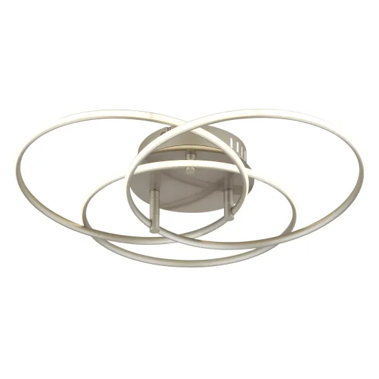 Globo Kombos nikkel LED mennyezeti lámpa (GLO-67355-40N) LED 1 izzós IP20