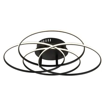 Globo Kombos fekete LED mennyezeti lámpa (GLO-67355-55) LED 1 izzós IP20