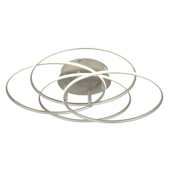 Globo Kombos nikkel LED mennyezeti lámpa (GLO-67355-55N) LED 1 izzós IP20