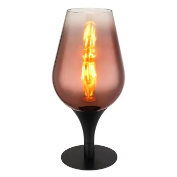 Globo Lavus fekete-réz asztali lámpa (GLO-15552T1) E27 1 izzós IP20