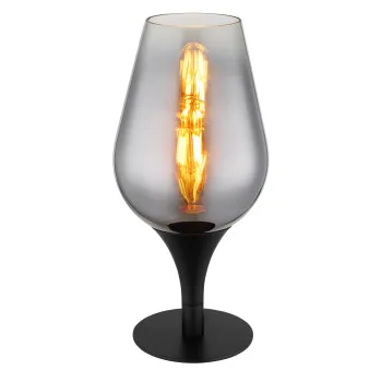 Globo Lavus fekete-króm asztali lámpa (GLO-15552T3) E27 1 izzós IP20