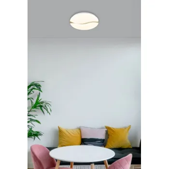 Globo Leticia fehér-opál LED mennyezeti lámpa (GLO-41790-18) LED 1 izzós IP20