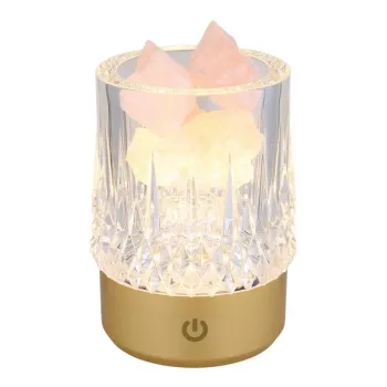 Globo Lizzy arany-átlátszó kristály  effect LED asztali lámpa (GLO-21044) LED 1 izzós IP20