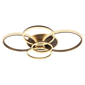 Globo Lorelei antracit-átlátszó LED mennyezeti lámpa (GLO-48467-70A) LED 1 izzós IP20