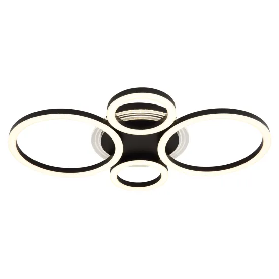 Globo Loretta fekete LED mennyezeti lámpa (GLO-48039-40) LED 1 izzós IP20